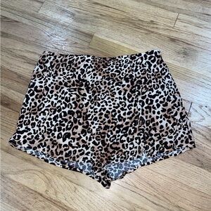 Animal Print mini skort